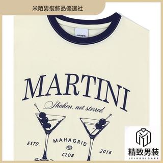 【臺灣出貨】馬提尼 T 恤_Unisex_Korean styleMARTINI TEE