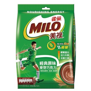 雀巢美祿經典原味袋裝25g克 x 14【萬家福】