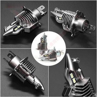 艾秋車品♕H4汽車LED大燈 9003 HB2 LED大燈燈泡 12V 24V 超高亮 LED H4頭燈 CSP晶片霧燈