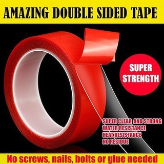 Bundle of 2 Rolls/ Super Strong Clear Sticky Adhesive Tape.