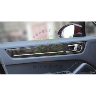 PORSCHE 保時捷 CAYENNE 保時捷 保時捷 E3 內門飾條 碳纖維 porsche
