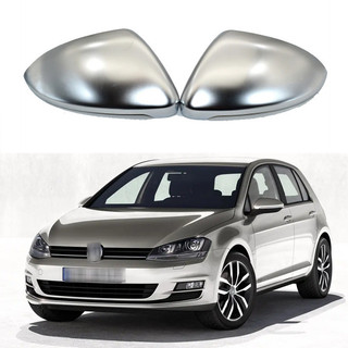 【Mycar】台灣出貨適用於大眾高爾夫7Volkswagen Golf MK7 GTD倒車鏡銀耳亮黑外殼後視鏡蓋改裝