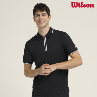 【Wilson】Tennis Volley Short 6in Black 男款 服飾 短褲 黑色