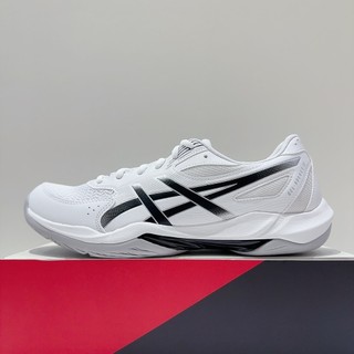 ASICS GEL-ROCKET 12 男女款 白色 耐磨 緩震 運動 排球鞋 羽球鞋 1073A080-101