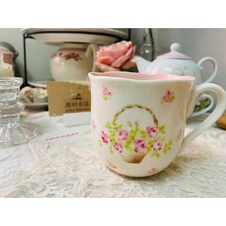 現貨 imane 玫瑰花籃 陶瓷 馬克杯 日本製
