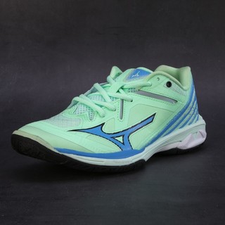 ㊣日本代購🔥Mizuno 美津濃 WAVE CLAW 3 羽球鞋 輕量止滑室內運動鞋 水綠色