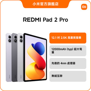 REDMI Pad 2 Pro 8GB+256GB【小米官方旗艦店】小米 紅米 超大螢幕 120Hz 四揚聲器 超大電量