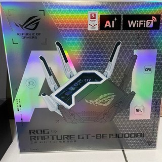 有損 空盒 華碩 ROG Rapture GT-BE19000AI 無線 路由器 ASUS WiFi 7 三頻