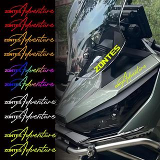 Zontes 標誌貼紙反光摩托車頭前體擋風玻璃防水乙烯基貼花適用於 Zontes 368G 310X1 310V 310