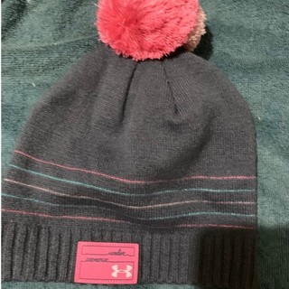 kid 二手 古著 UA Under Armour 兒童 偏薄 毛帽 約54cm
