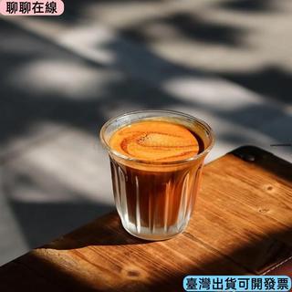 優選好物💖咖啡杯 拉花杯 拿鐵咖啡杯 玻璃杯 鋼化Dirty咖啡澳白杯玻璃杯拉花杯拿鐵咖啡杯短笛意式濃縮咖啡杯0831