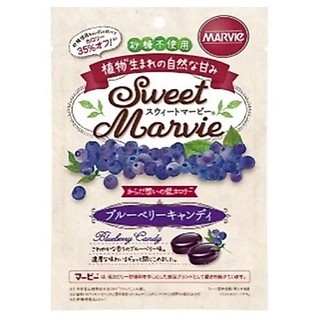 預購免運 日本 Sweet Marvie Candy 藍莓風味無糖低卡糖果 49g