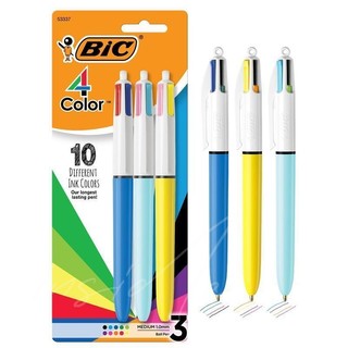 【與inside裡】✨日系文具 BIC比克多色原子筆四色1.0mm北美進口法國產地 現貨速發