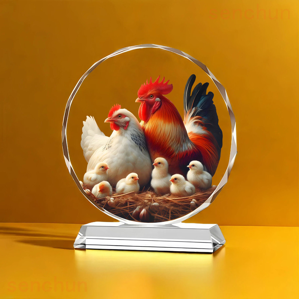 招財金雞 高檔中式裝飾 桌面金雞擺臺 家居鎮宅吉祥物 喬遷送小雞 新屋送禮 入厝禮物