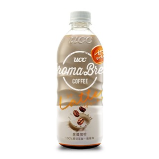 UCC AROMA BREW艾洛瑪拿鐵咖啡 500ml x 4【萬家福】新舊包裝出貨