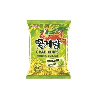 Binggrae 螃蟹餅乾(芥末口味) 70g【萬家福】