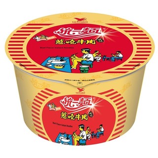 統一辣味蔥燒牛肉碗麵(碗) 90g克 x 3【家樂福】