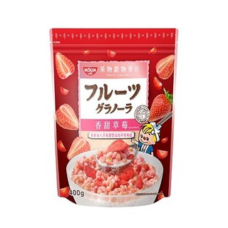 日清香甜草莓水果穀物脆400g克 x 1PC包【萬家福】