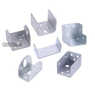 ✨匠心優品✨u型固定件卡槽兩包卡包卡鋅鋼凹型固定器陽臺護欄配件牆面連接件