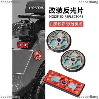 免運熱銷 適用HONDA本田Cross Cub幼獸CC110反光牌改裝夜光警示牌燈光反射器配件
