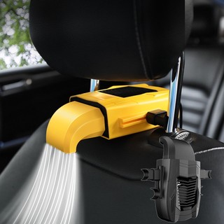 Car Back Seat Cooling Fan Portable Car Seating Fan 3 Speed A