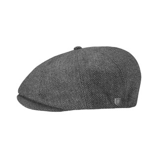 BRIXTON 灰黑混織 報童帽 BROOD SNAP CAP GREY/BLACK 報童帽 復古 10770GYB