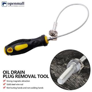 Car Magnetic Oil Drain Plug Removal Tool Oil Plug Remover Wr