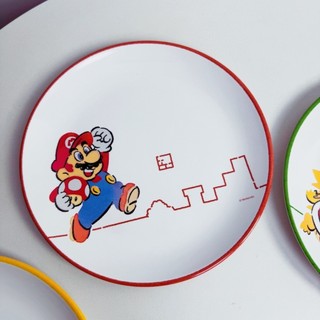 switch Mario 瑪利歐 馬力歐 動漫周邊 日本任天堂超級馬裡奧路易吉蘑菇頭桃花公主卡通密胺盤外貿餐具