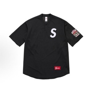 現貨🔥Supreme S Logo Baseball Henley網眼亨利領胸前S標球衣