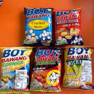 BOY BAWANG 炸玉米/綜合堅果/脆皮花生 Cornbits/Mixed Nuts/Coated Peanuts
