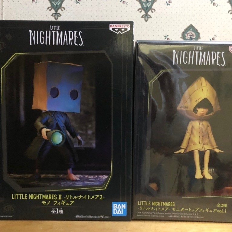 現貨 正版 Little Nightmares 小小夢魘 摩諾 Mono 紙袋頭  坐姿小六 景品公仔
