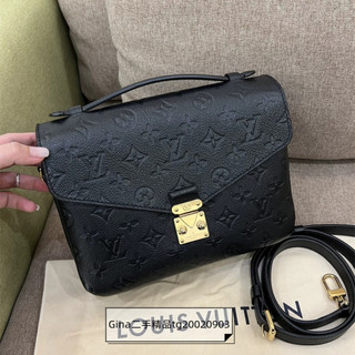 免運 LV 路易威登 POCHETTE METIS手袋 黑色 郵差包 肩背包 斜背包 M41487