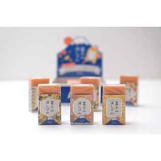 現貨 | 日本 PLUS 富士山橡皮擦 秋天限定 橘色富士山 富士山