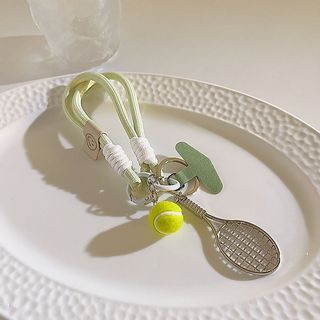 熱銷🔥 ins 旅行 綠色 網球拍 結實 手機殼掛繩 通用 掛繩 diy 手工 手腕帶 miu系 包包 書包掛飾 配飾