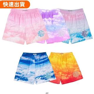 【yiyi】Eric emanuel EE美式籃球褲 漸變短褲 休閒寬鬆男女健身跑步網眼速乾運動四分褲23