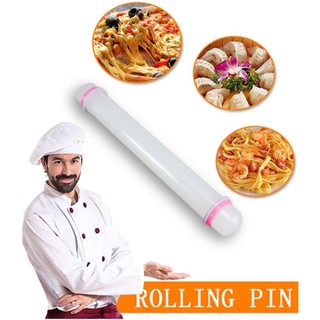 Non-stick Fondant Roller Silicone Rolling Pin Dough Stick Ca