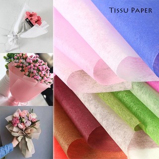 30 Sheets/Pack Flowers Wrapping Papers Tissu Paper Gifts Pac
