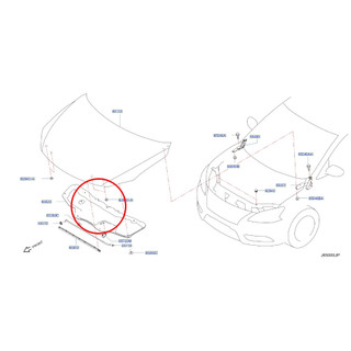 日產大盤 NISSAN 原廠 SUPER SENTRA B17 引擎蓋 隔熱墊