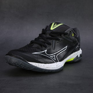 ㊣日本代購🔥Mizuno 美津濃 WAVE CLAW 3 羽球鞋 輕量止滑室內運動鞋 黑色熒光黃