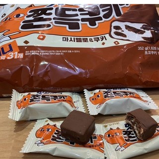 【韓國🇰🇷ORION 好麗友】Hot Break 軟Q餅乾迷你巧克力棒