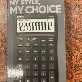 龍成 /卡西歐 CASIO 計算機 JW-200DQ-BK 12位數