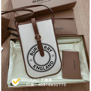 免運 【BURBERRY 博伯利】手機保護套 附背帶 斜挎包 手機包 單肩包 80266091女生包包