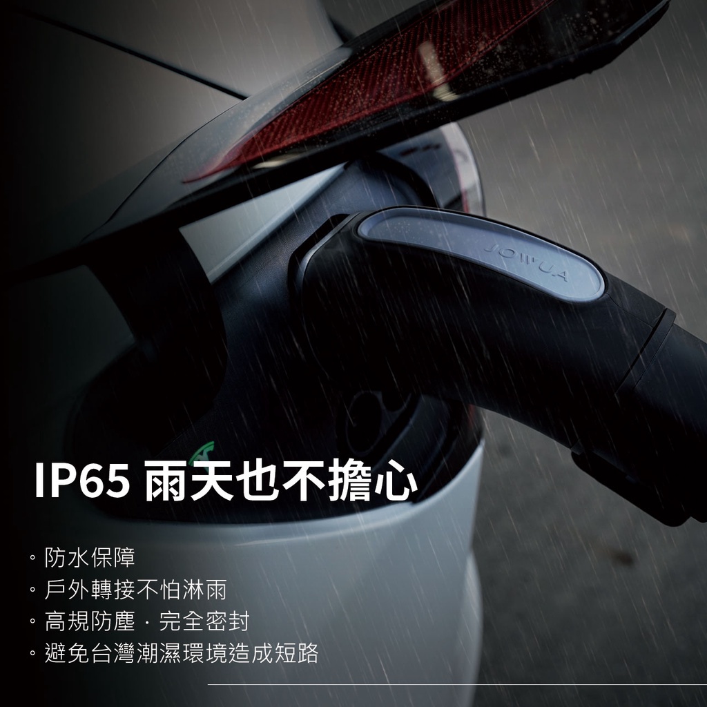 IP65 雨天也不擔心防水保障戶外轉接不怕淋雨高規防塵完全密封避免台灣潮濕環境造成短路JOWUA