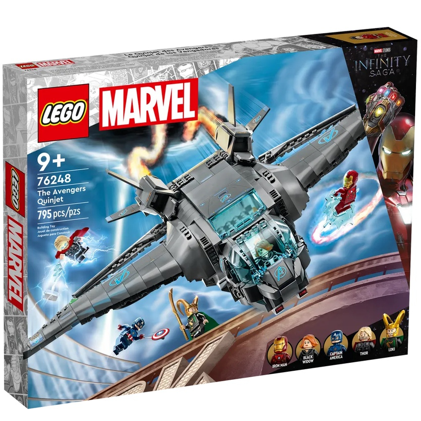 【樂GO】 樂高 LEGO 76248 復仇者聯盟 昆式噴射機 超級英雄 漫威 玩具 積木 收藏 禮物 樂高正版全新