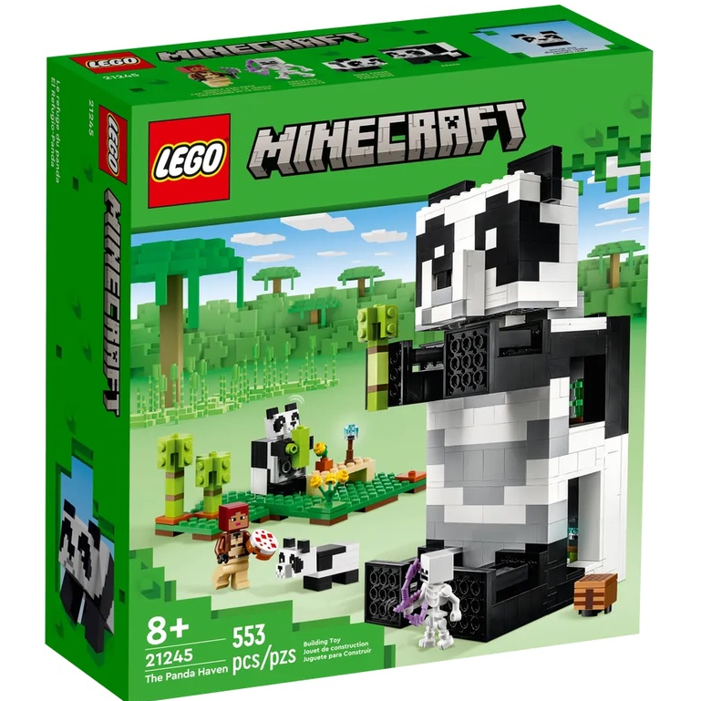 【樂GO】 樂高 LEGO 21245 The Panda Haven 熊貓天堂 我的世界 麥塊 積木 玩具 樂高正版