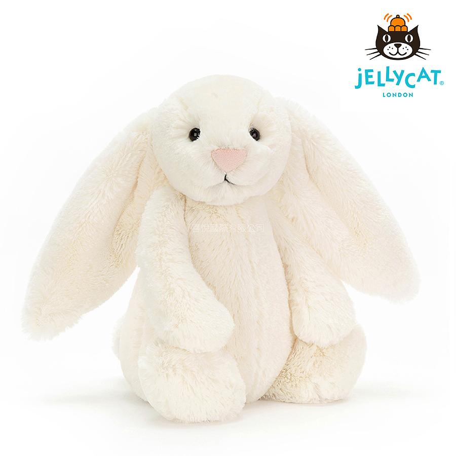 Jellycat典雅白兔玩偶 / 31cm /Jellycat Bashful Cream Bunny   eslite誠品