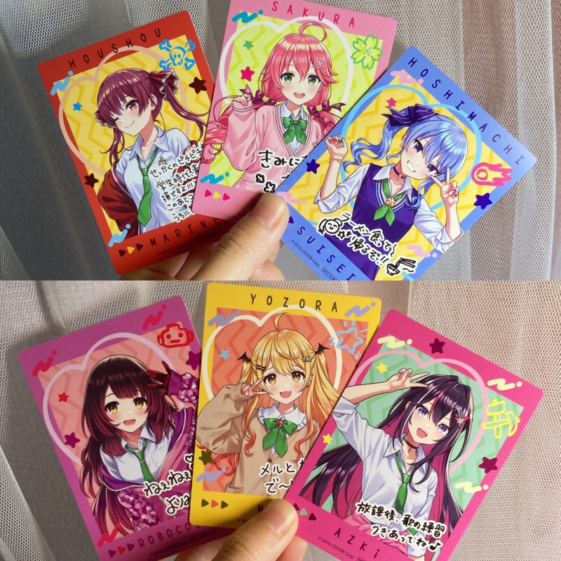 （現貨）HOLOLIVE 日本 全家限定 卡片 星街彗星 寶鐘瑪琳 櫻巫女 蘿蔔子 夜空梅露 AZki