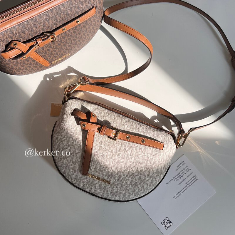 現貨 🐘 美國正品 🇺🇸 Michael Kors emilia系列半月馬鞍包 馬鞍包 MK 半月包 側背包