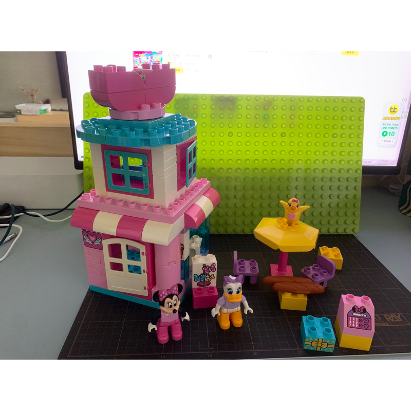 二手lego 德寶 duplo 10844 米妮服裝店