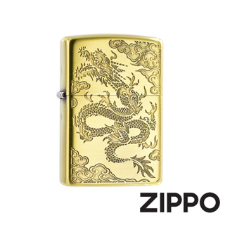 ZIPPO 龍紋金防風打火機 日本設計 官方正版 現貨 限量 禮物 送禮 終身保固 ZA-3-35C